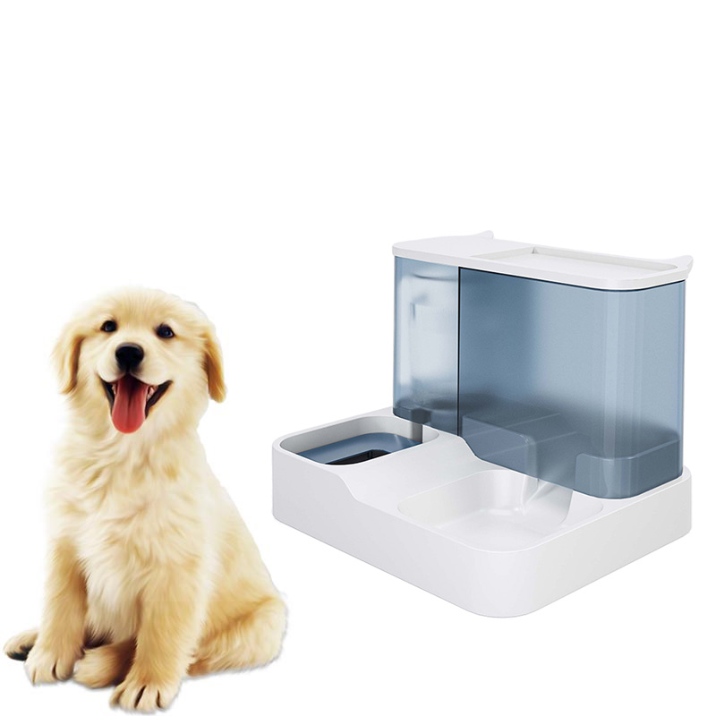 Hot Selling Pet 2-in-1 All-in-One Pet Feeder 2.5L Pet Waterer 1L