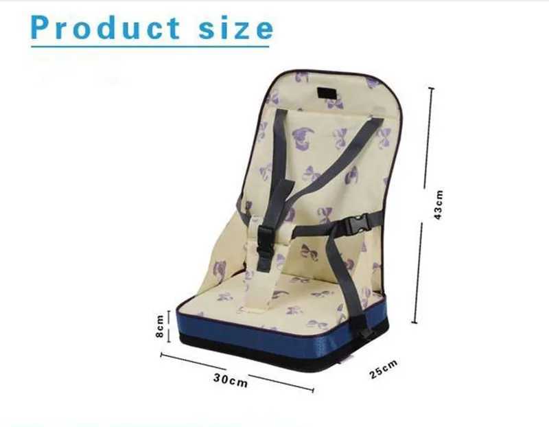 Portable Baby Dining Chair Bag Foldable Infant Travel Booster Seat Momy Bag Child Safety Belt Feeding High Chair Bag Organizer
