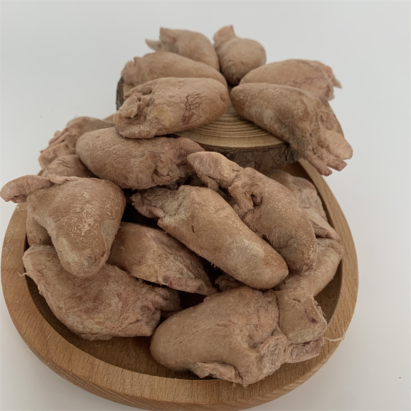 subpackage service freeze dried beef liver cube salmon chicken flavor dry duck treats