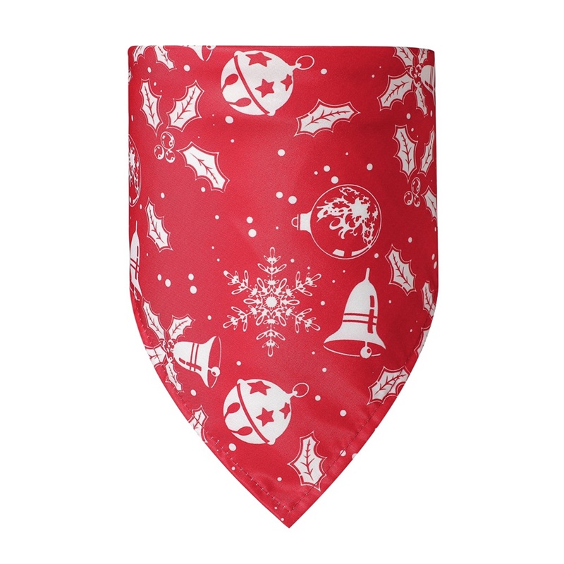 Christmas Pet Dress up Triangle Scarf Best Selling Dog Double Layers Neckerchief