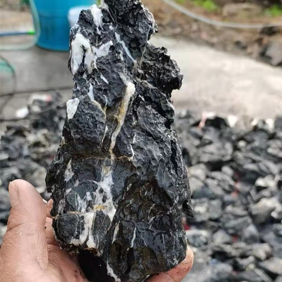 Landscaping Natural Aquarium Seiryu-Seki Qinglong Stone for fish tank aquascape