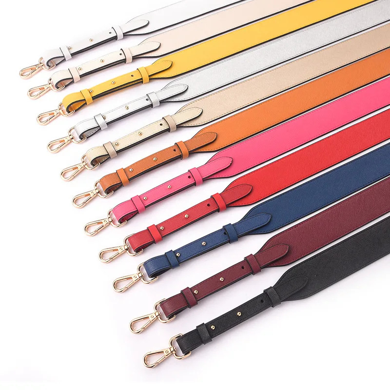 125pcs Bag Strap Gold Buckle Handbag Straps Replacement Parts Belts Leather Handles for Women Shoulder Bags Accessories 241125