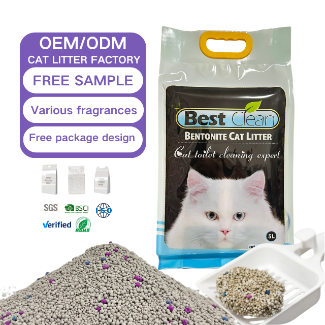 Floor Price OEM ODM Factory Wholesale Arena Para Gatos Strong Clumping Bentonite Cat Litter