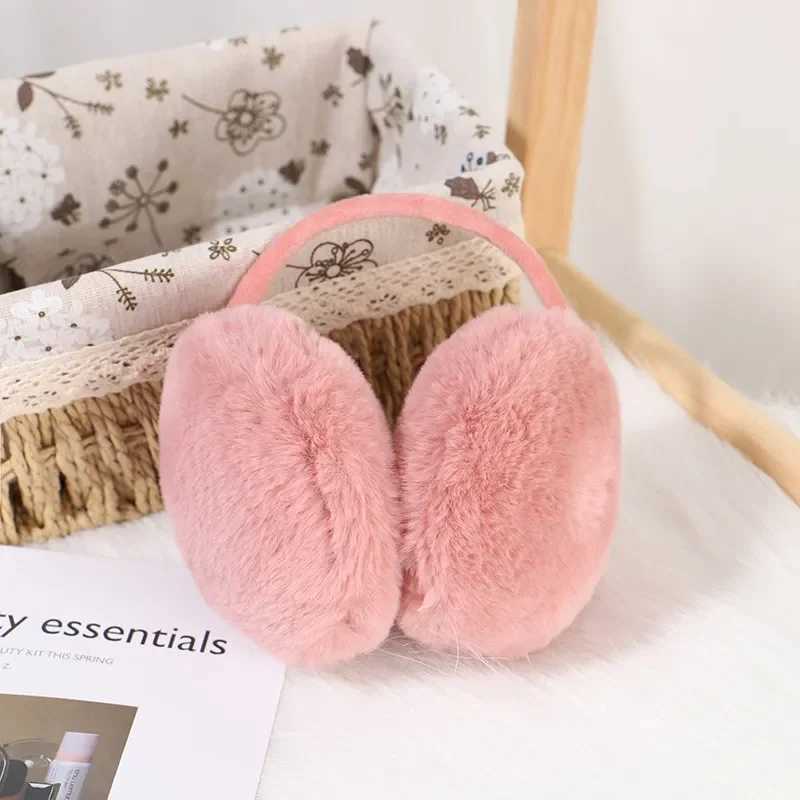 Winter Warm Earrings Soft Plush Earrings Mens Fashion Solid Color Earrings Outdoor Cold Protection Earrings W241126