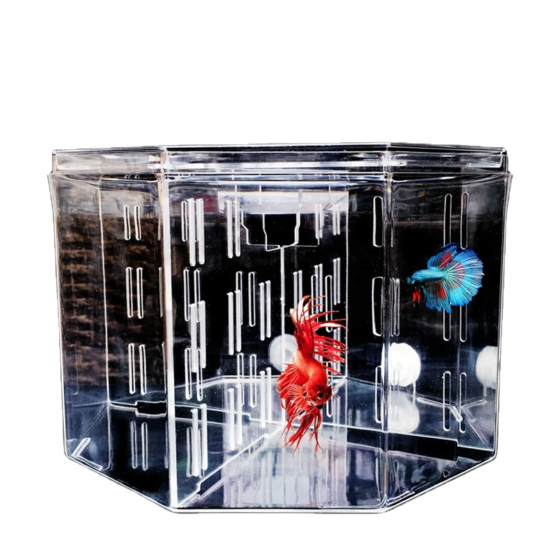 Transparent Home Desktop Mini Aquarium Betta & Gold fish Detachable Acrylic tank