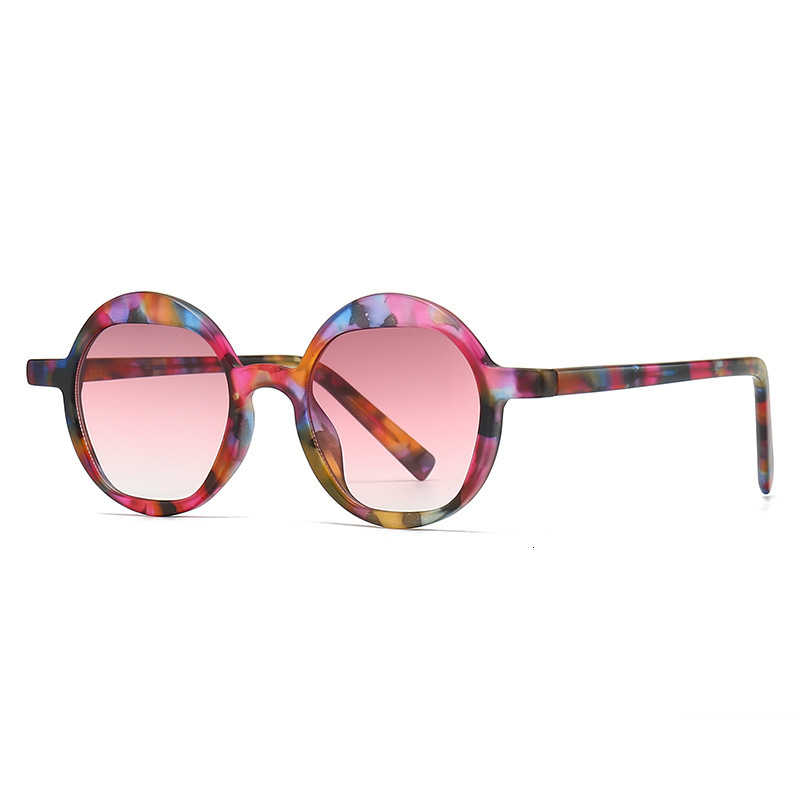 Fashion personality narrow frame anti-blue light mirror fashion street photography modern charm retro sunglasses