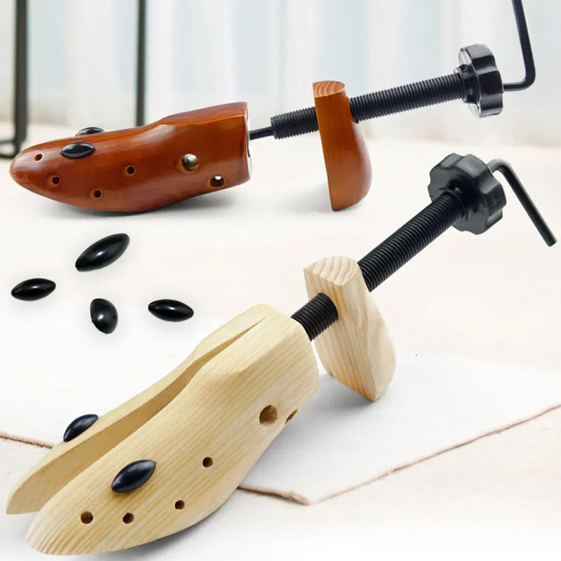 FamtiYaa 1Pcs Wooden Shoe Stretching Machine Adjustable Mens and Womens Flat Pump Boots Expander Shape Shoe Rack 241126