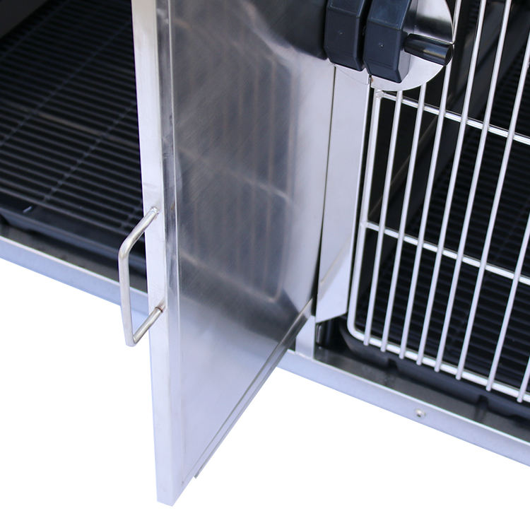 Combined Transportation Foster Care Stainless Steel Foldable Dog Pet Crate Cage