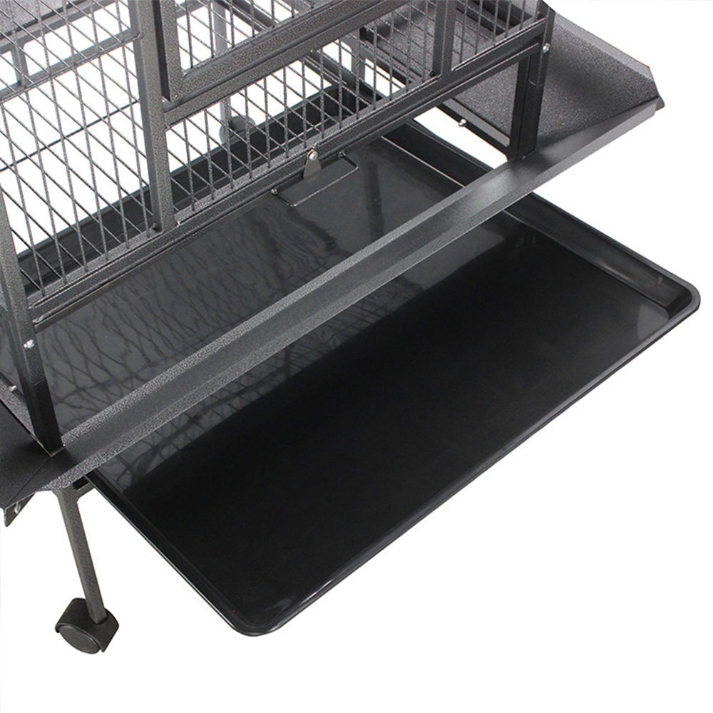 Wholesale Large Steel Aviary Pet Parrot Cage Bird Cage with Roof breeding Cage