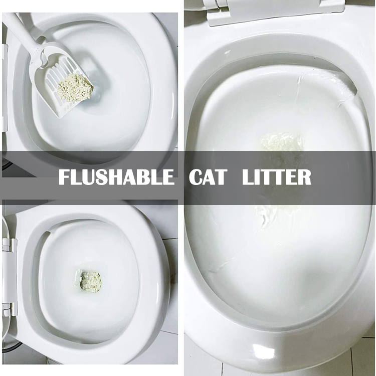 Efficient Deodorization And Fast Dissolved Natural Tofu Cat Litter With Good Foot Feeling And No Additives