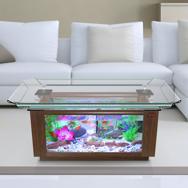 Glass Coffee Table Fish Important Desk New product High Quality Table Aquarium