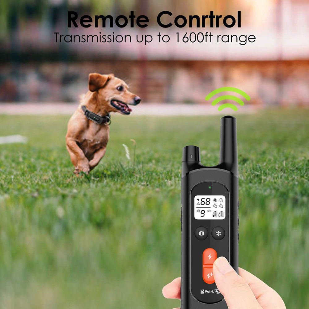 2025 Fashion Best Selling Retractable Dog Supplies Dog Training Collar For Pet Labrador German Shepherd