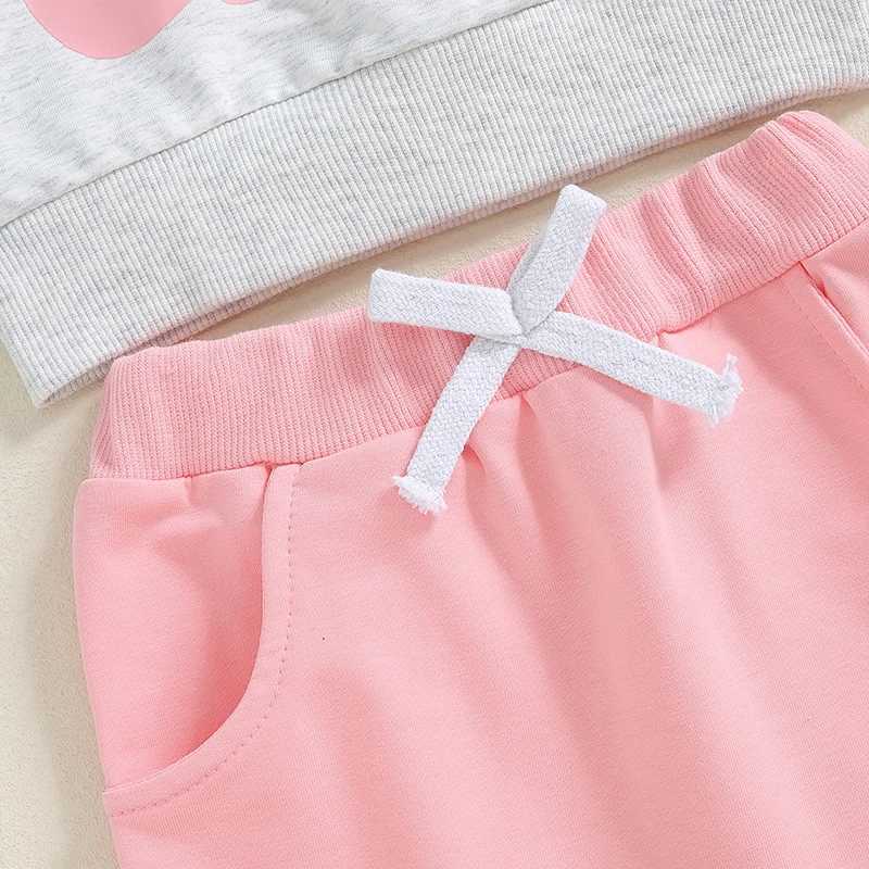 Clothing Sets Toddler Girl 2-Piece Winter Outfits Cozy Sweater Jogger Pants Set Infant Cold Weather Clothing Warm Tracksuit H241126