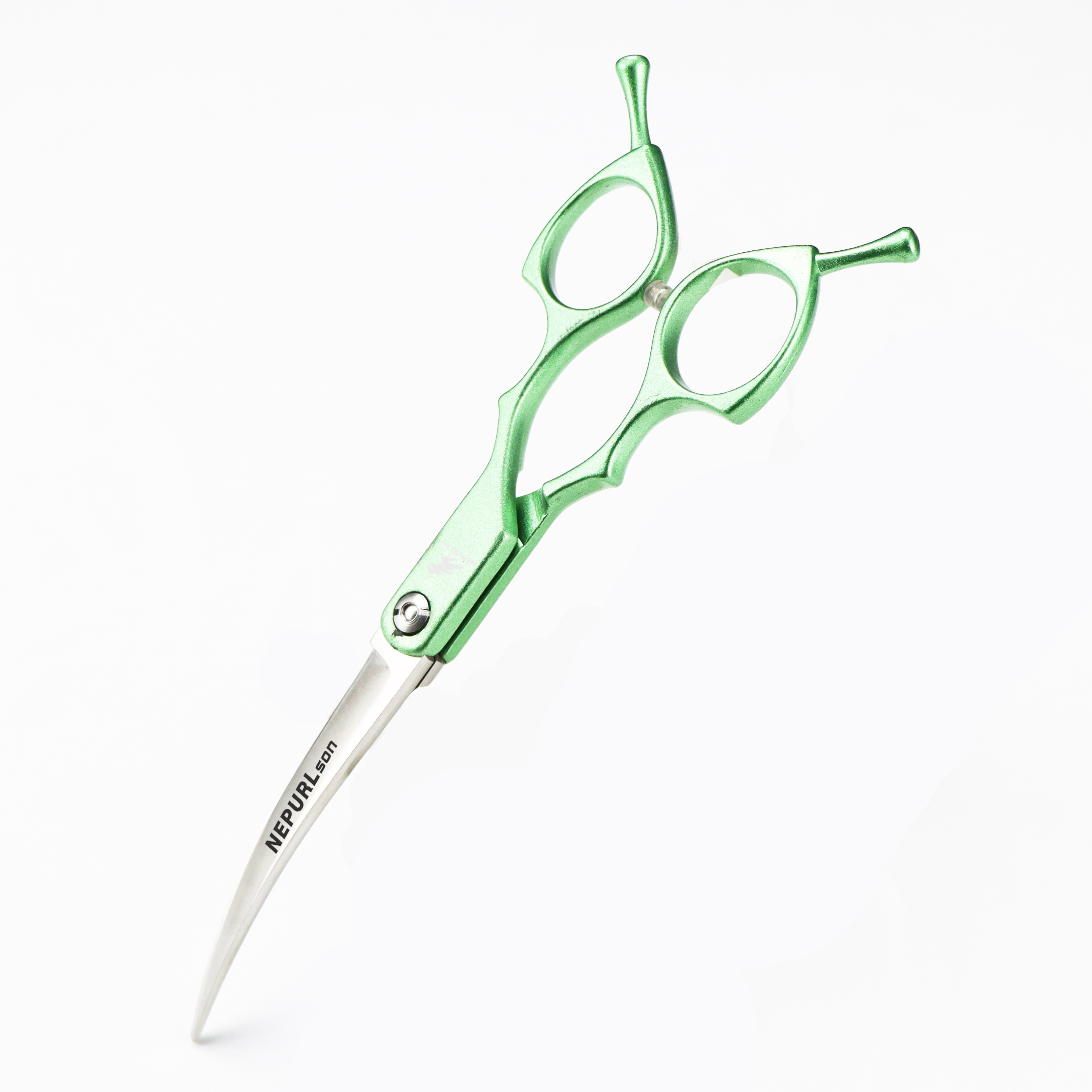 6.5 Inch Veterinary Animal Shaped Scissors Pet Grooming Scissors Curved Pet Cleaning Grooming Product Free Package