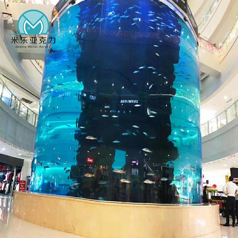 Fancy Clear Large Round Acrylic Fish Tank Aquarium