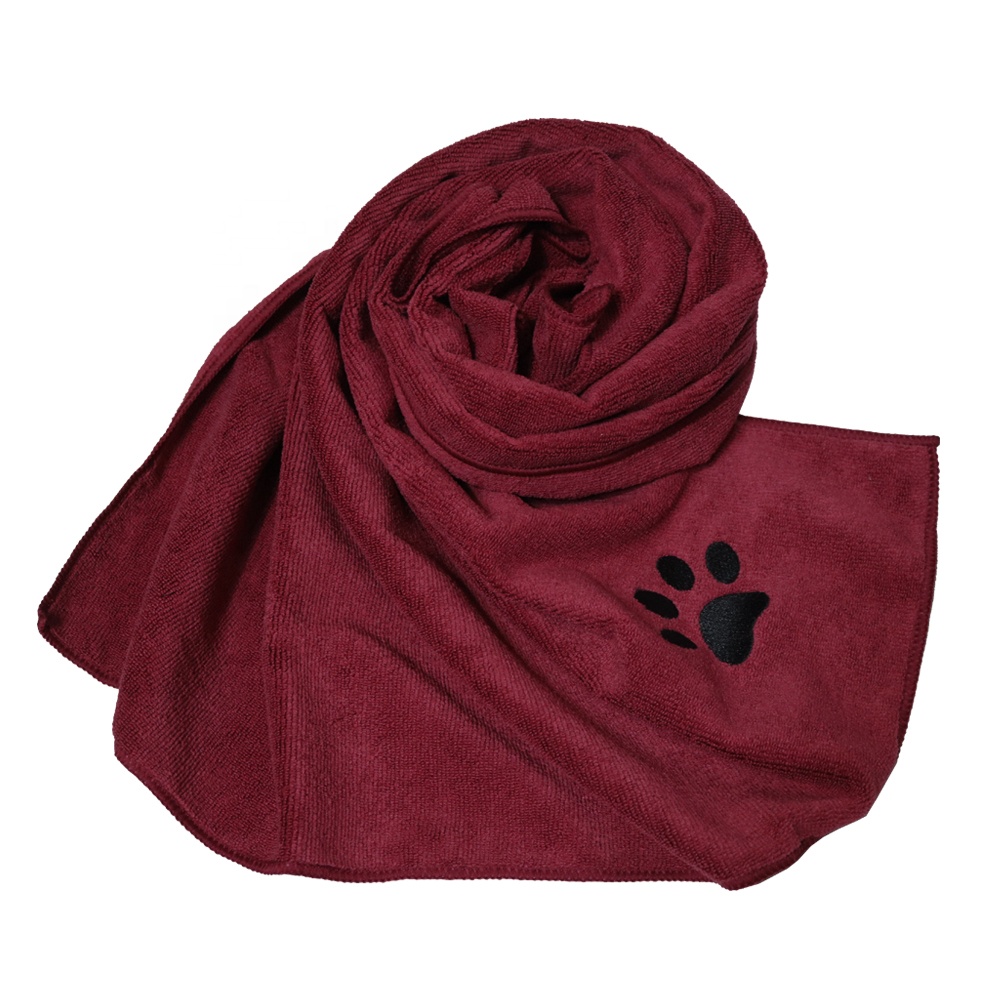 Best selling good quality super absorbent bath cleaning quick dry microfiber dog towel