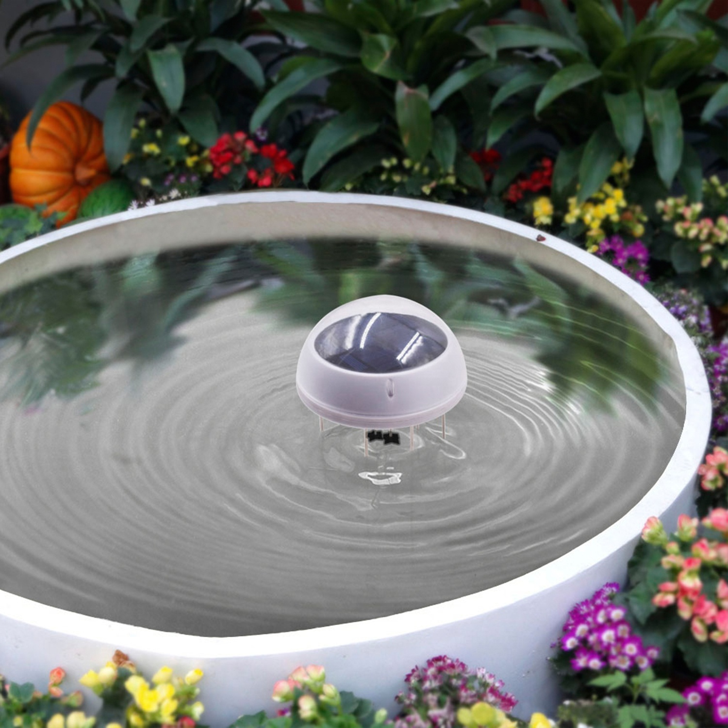 Solar Water Wiggler Attract Bird Bath Discourages Mosquitoes Outdoor Good Helper Agitator Water Wiggler