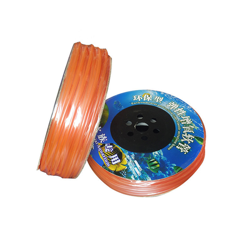 Wholesale aquarium accessories quality 4*6mm pvc air hose hardcover 100m silicone air pump pipe aquarium bubble stone hose