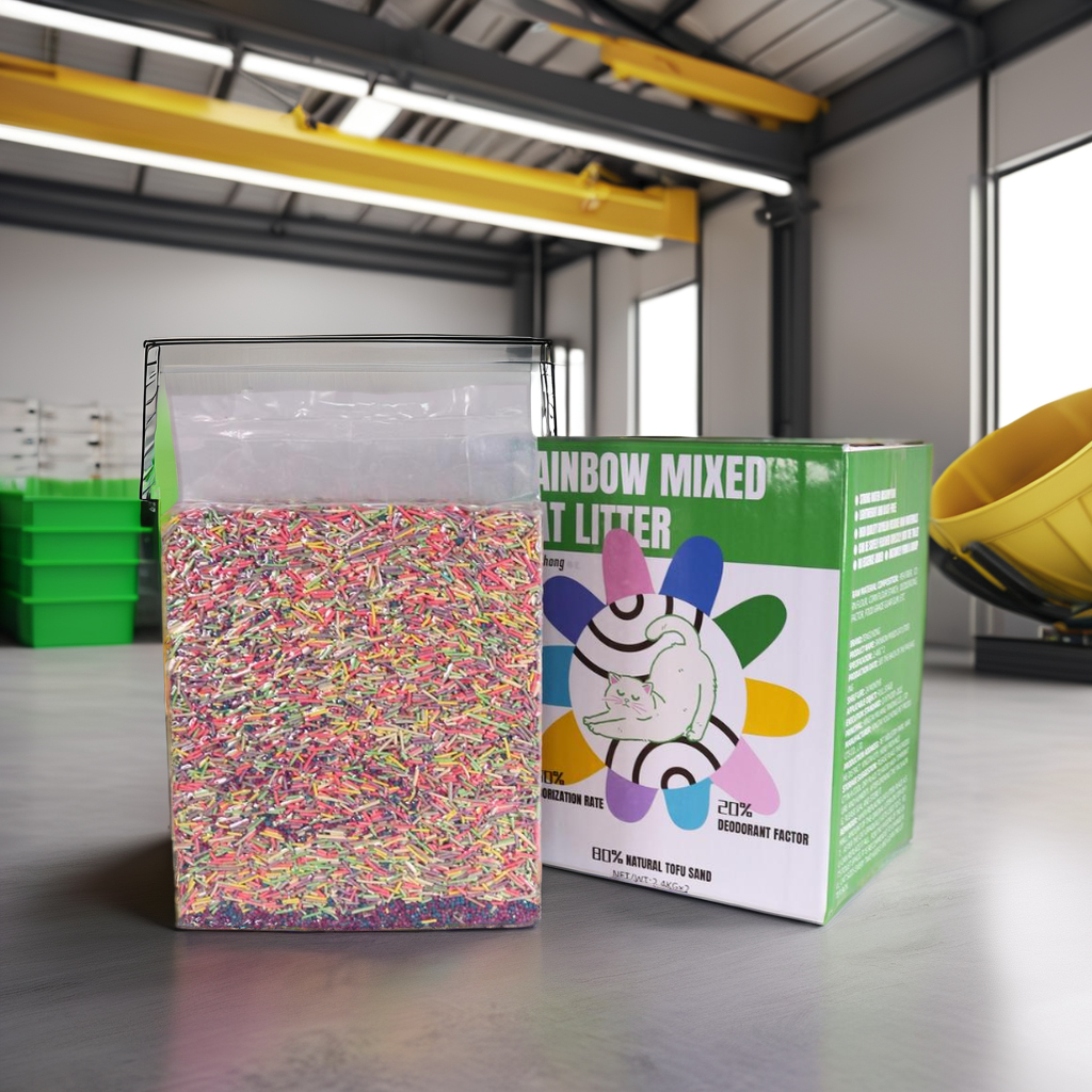 OEM/ODM Cat Litter Factory Directly Supplier Mixed Tofu Cat Litter various customized packages Top quality cat litter