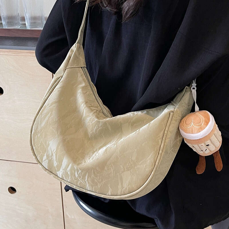 Korean Girl 2024 Summer Fashion Crossbody Instagram Single Shoulder Dumpling Bag Female