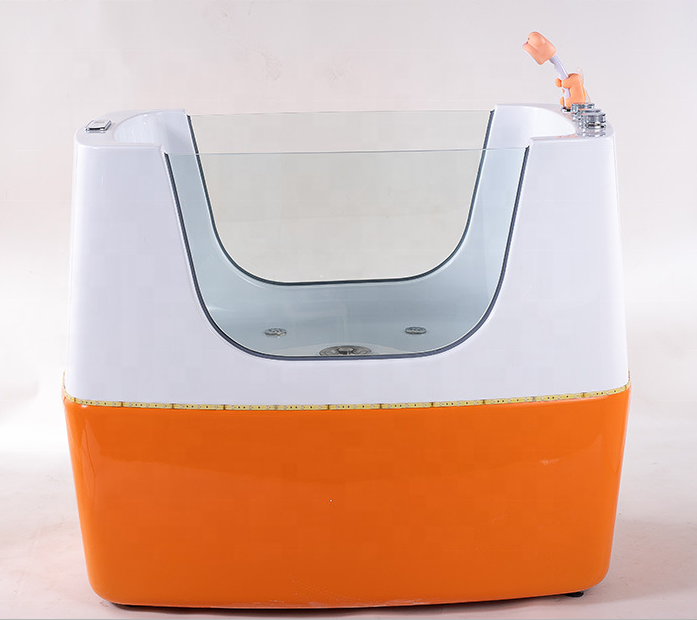 USMILEPET Factory Direct New Model Acrylic Fiberglass Dog Grooming Tub For Pet Grooming Salon Dog Wash Station With Air Bubble