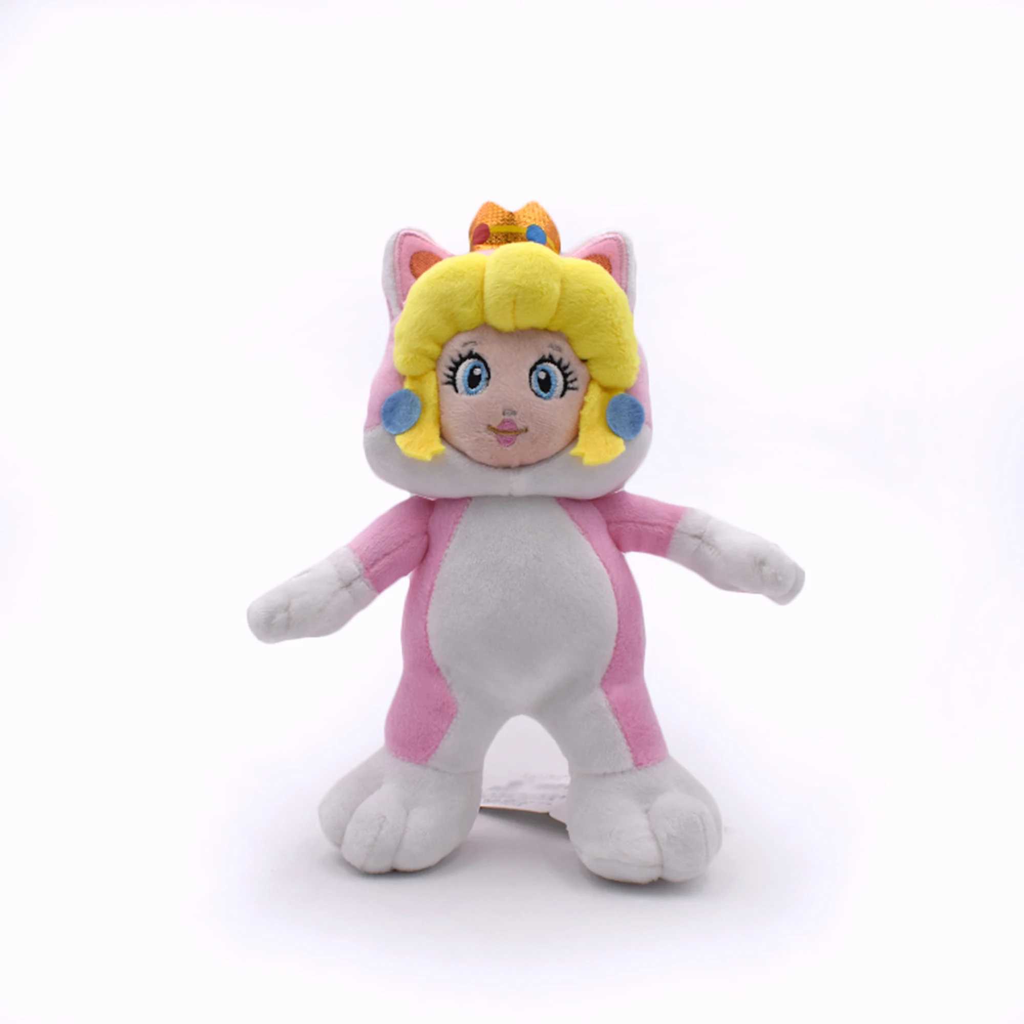 Plush Dolls Toad Toadette Mushroom Brother Plush Toy Luigi Cat Rosna Princess Peach Stuffed Doll Soft Toy Childrens Birthday Gift T241123
