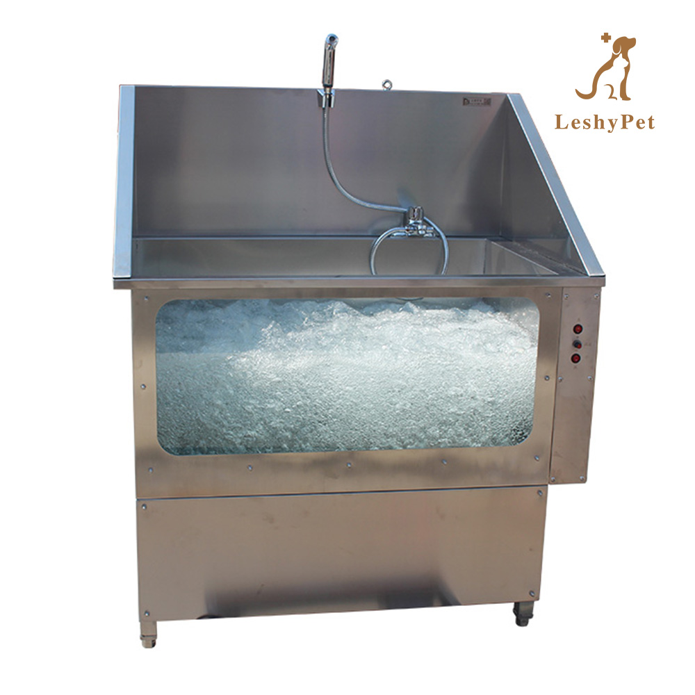 Leshypet Dog portable Dog Washing Station Bath Machine stainless steel dog tub