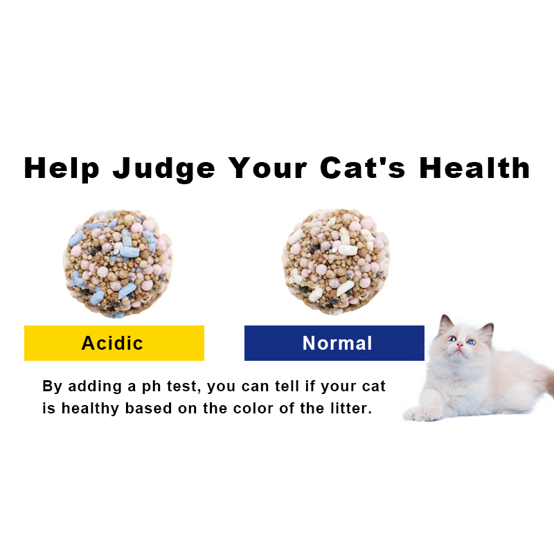 Oem Odm Customizable High Absorption Non Clumping Mixed Cat Litter Ph Testing Safe For Pets