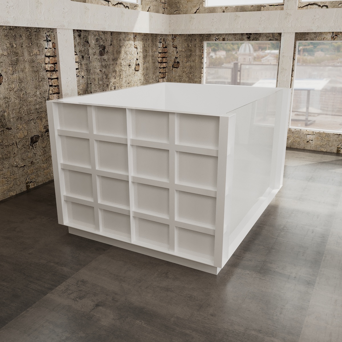 fishfrp Factory customization fish tank wholesale large medium and small Floor Standing fiberglass Aquarium Tank Giant Aquariums Beauty