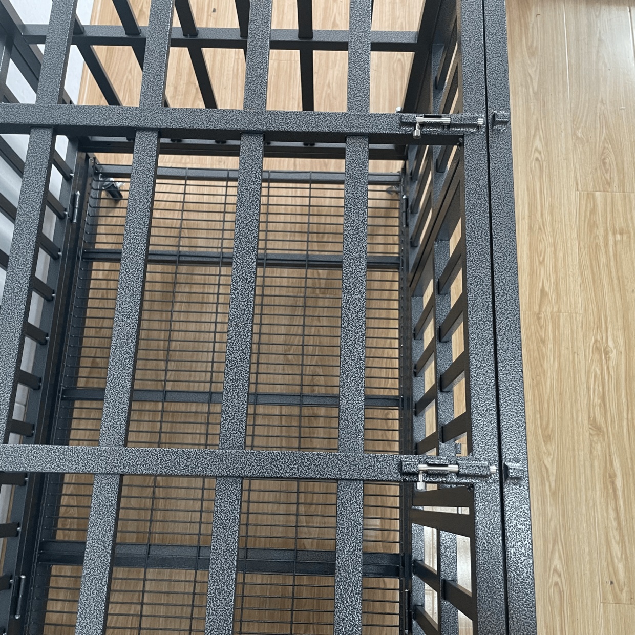 heavy duty stackable dog cages plastic matting for large dog kennel for puppy hospitalization heavy duty crates dog kennel Pet Cages & Houses