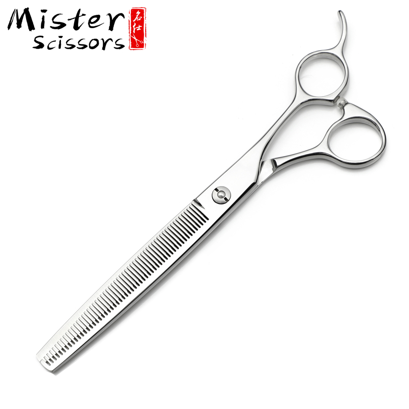 Pet Suppliers 7.5 Inch Straight Thinner 440c Stainless Steel Scissors Pet Grooming Shears