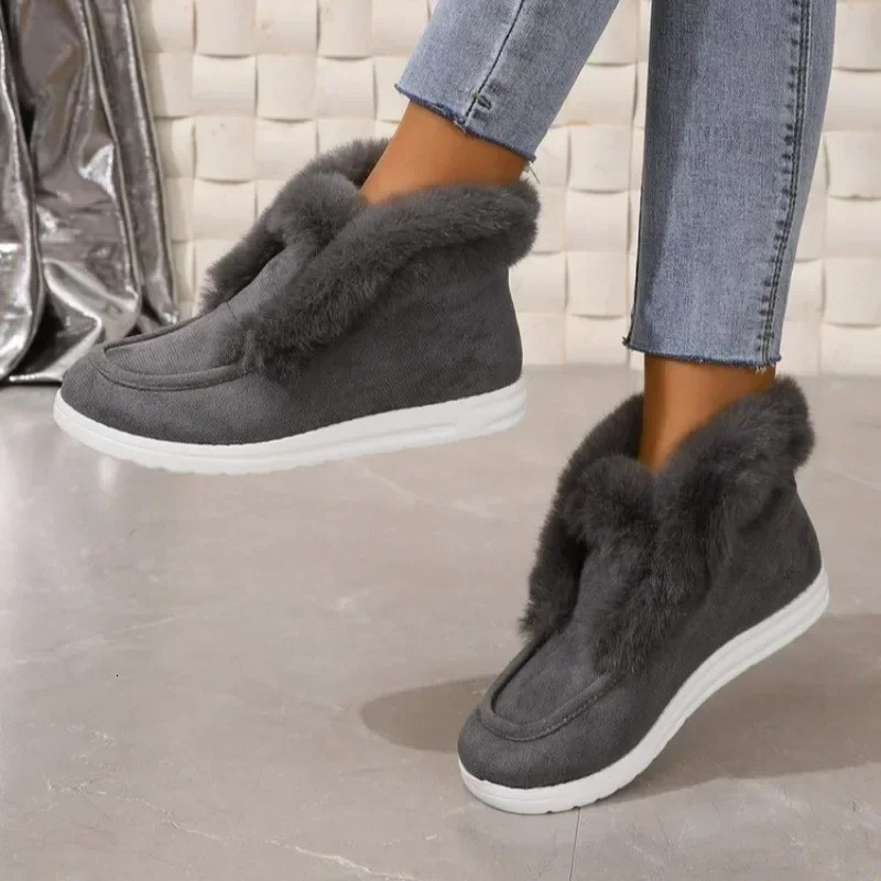 Women Winter Boots Thickening Plush Warm Snow Boots Cotton Shoes for Women Boots Plus Size Winter Shoes Botines Botas Mujer 241114