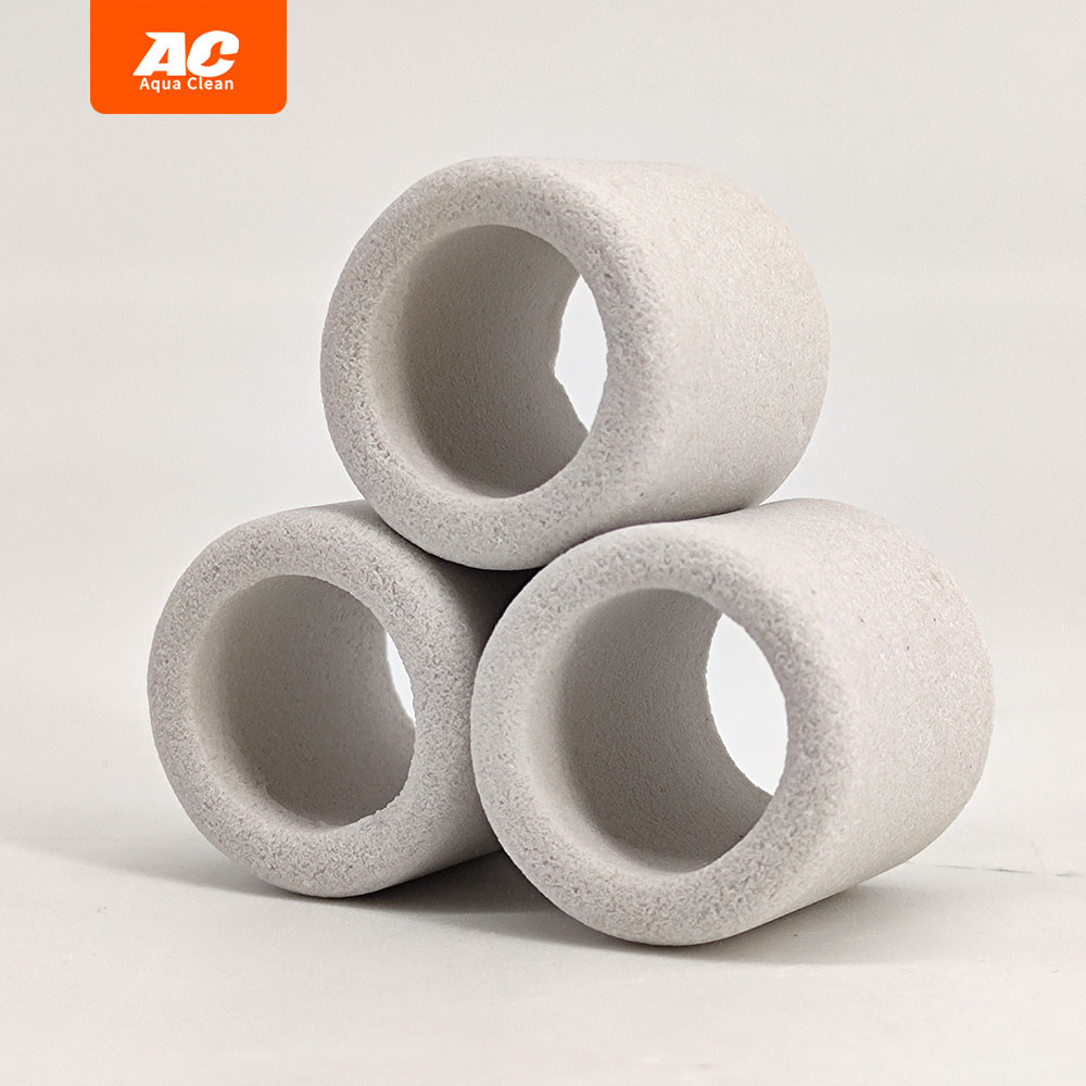 Aquaclean 25mm sipormax ceramic rings for aquariums filter media