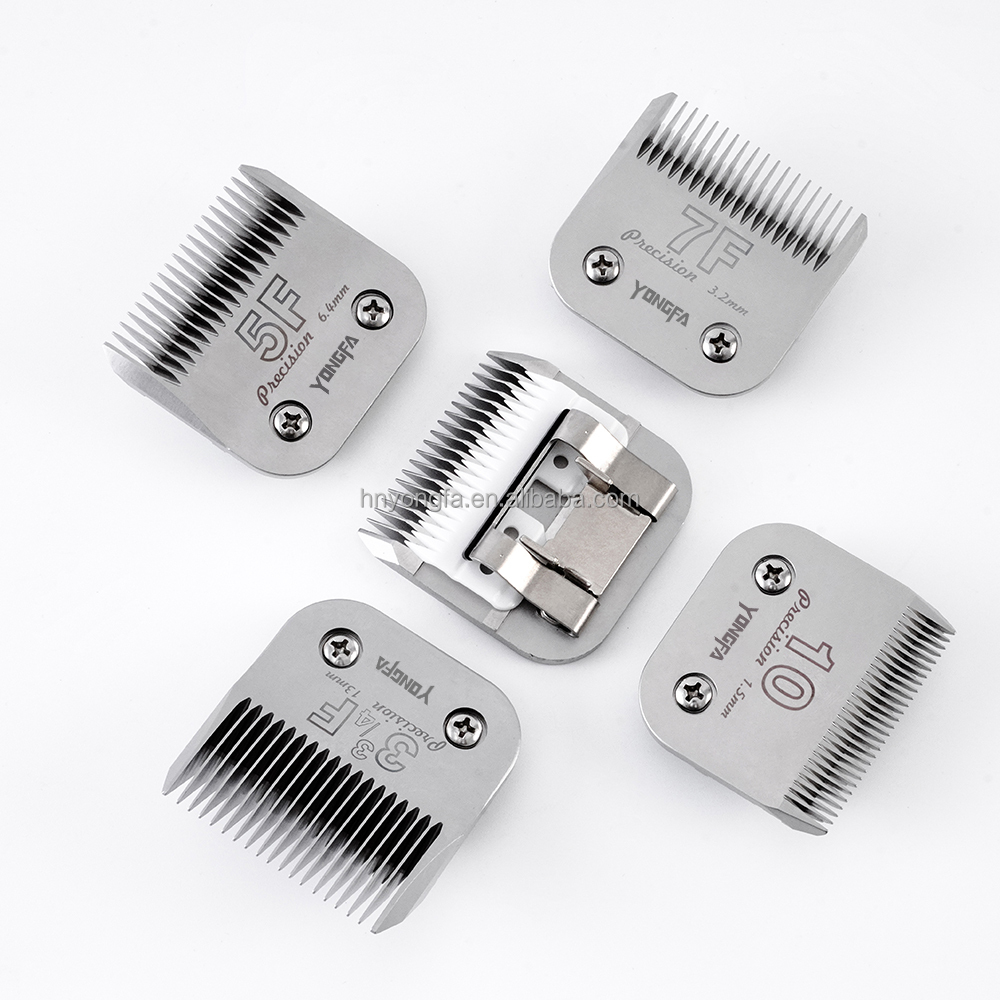 3-Pack Professional High Carbon Steel Ceramic Blade Clipper Blades 10# Replacement Trimmer Clipper Blades Pet Grooming Products
