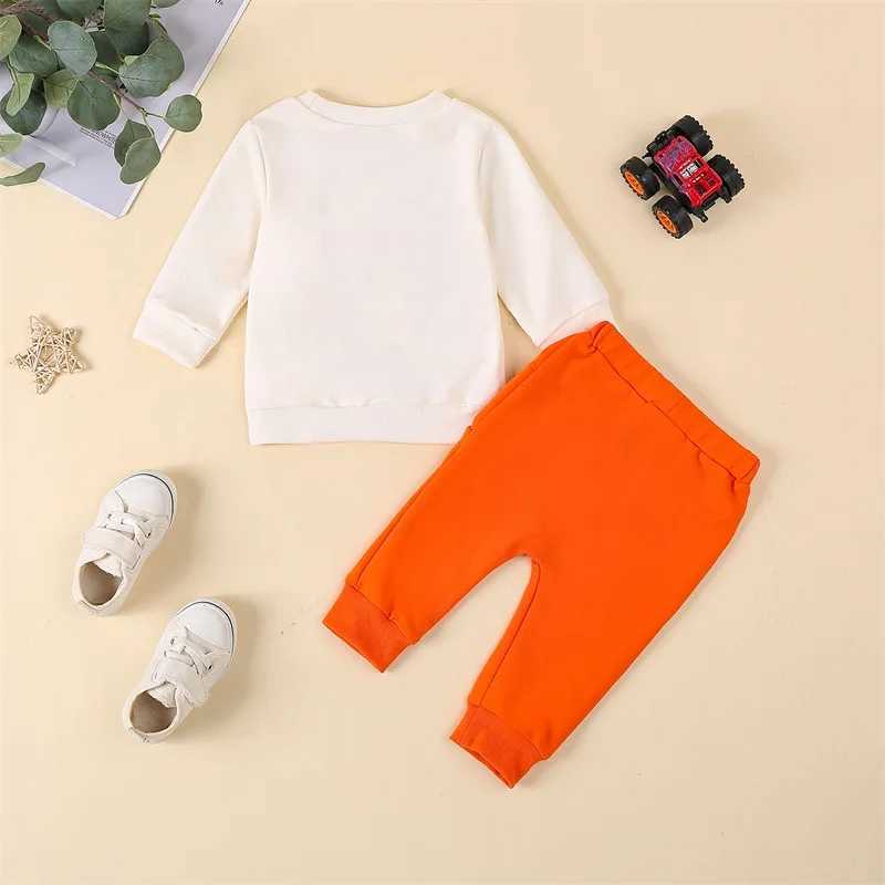 Clothing Sets Toddler Boy 2-Piece Autumn Set with Long Sleeve Vehicle Print Sweatshirt and Loose Trousers - Kids Fall Clothing H241126