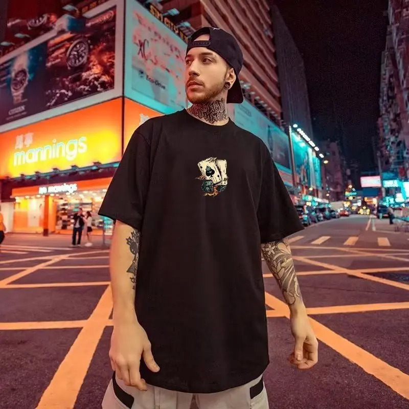 Mens Vintage Funny Tees Short Sleeve Summer Plus Size Tshirt Graphic Horse Casual Tops Y2k Style Printing Fashion Emo Clothes 240419