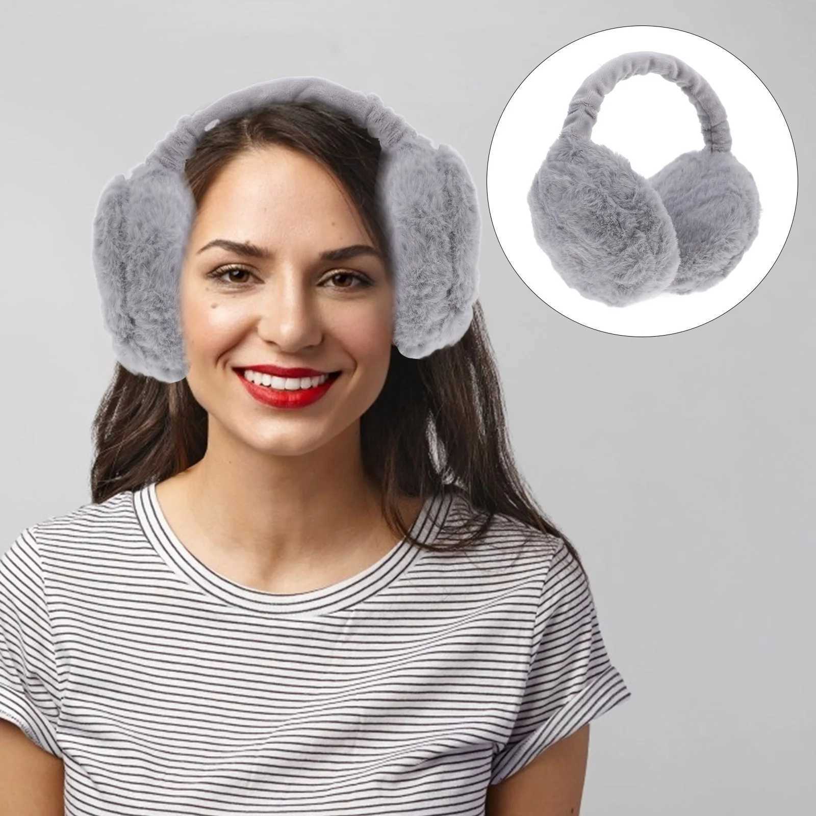 Outdoor girl earmuffs noise cancellation headphones winter cover childrens earmuffs W241126