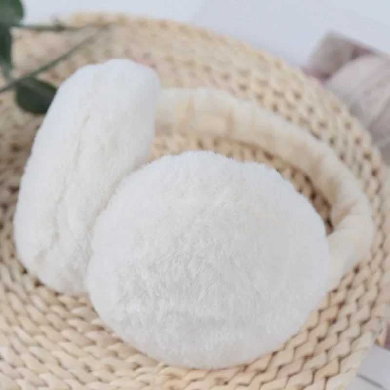Winter Women Soft Plush Ear Warmer Warm Earmuffs Fashion Solid Color Cute Earfl Outdoor Cold Protection Ear-Muffs Ear CoverXJ241126