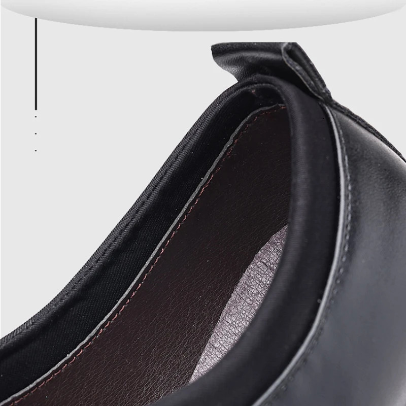 Men Dress Shoes Slip on Formal Suit Wedding Shoes for Male Wedding Office Work Shoes Slip on Loafers Elegant Man Dress Shoes 241126