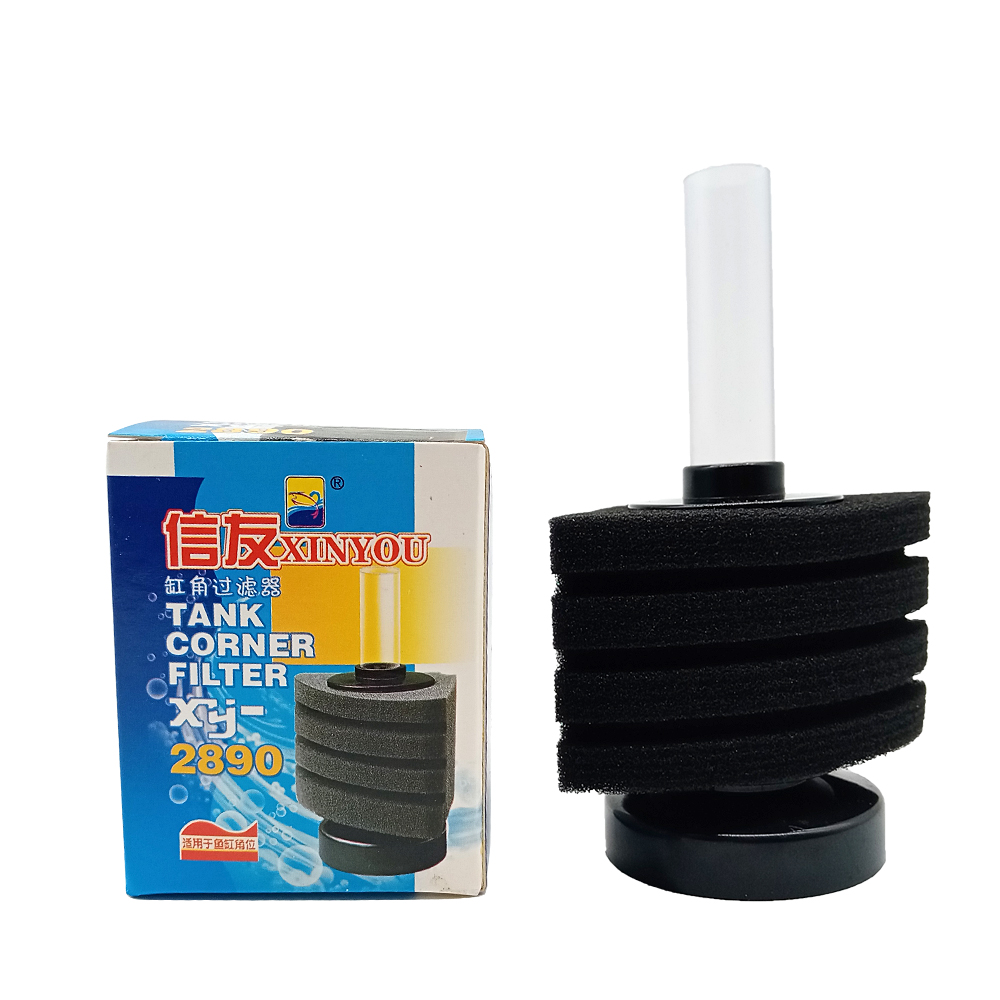 XY-2890Fish Tank Aquarium Mini Cylinder Soft Biochemical Sponge Filter