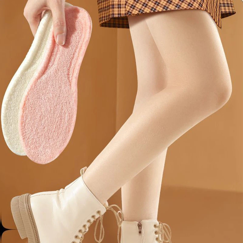 Mens womens thick wool padding winter plush shoe padding snow boot padding thermal pad thermal pad 241126