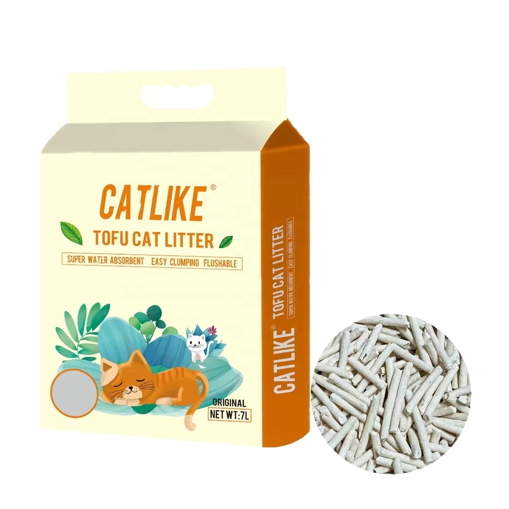 Pet Supplies Cat Litter Sand Premium Natural Clumping Safe Clean Superior Absorption Dust Free Corn Tofu Cat Litter Sale Catlike