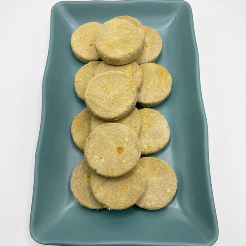 Wholesale freeze-dried dog snacks Freeze-dried Beef egg yolk pancake Freeze dried cat snacks cat Treats Pet snacks