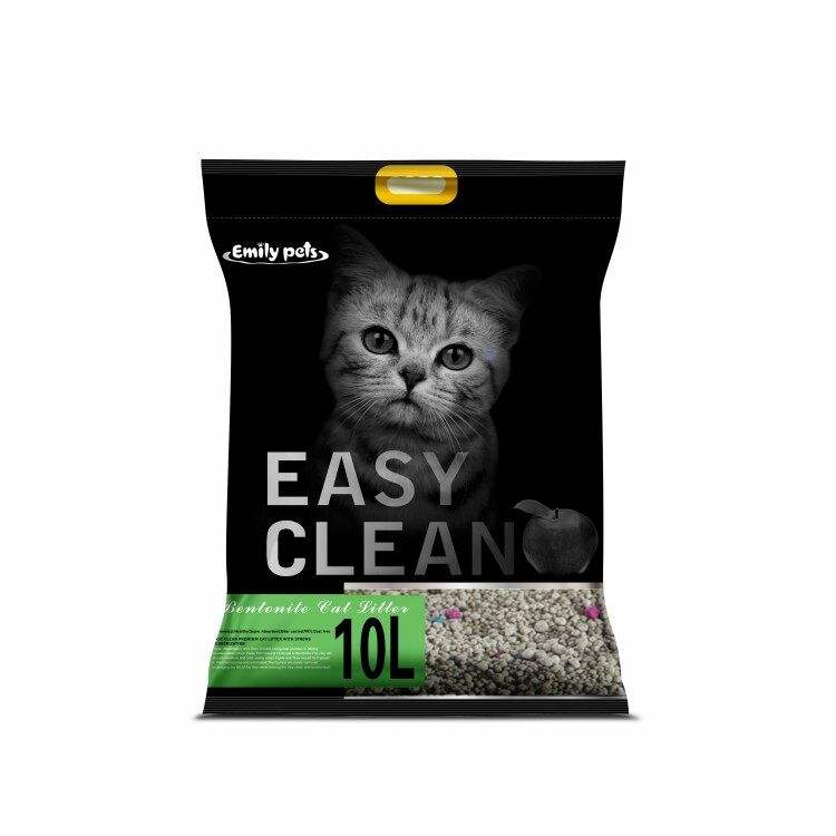 China Emily pets Factory produce brand wholesale Bentonite lemon cat litter