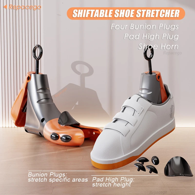 Repacego 2Pcs shoes stretch shoe tree universal unisex womens adjustable length wide high top extender holder 241126