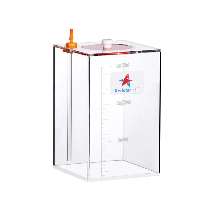 Red Starfish Acrylic Dosing Pump Scale Liquid Storage Bucket With Scale 1.5L/2.5L/4.5L/5L/10L Reservoir Container