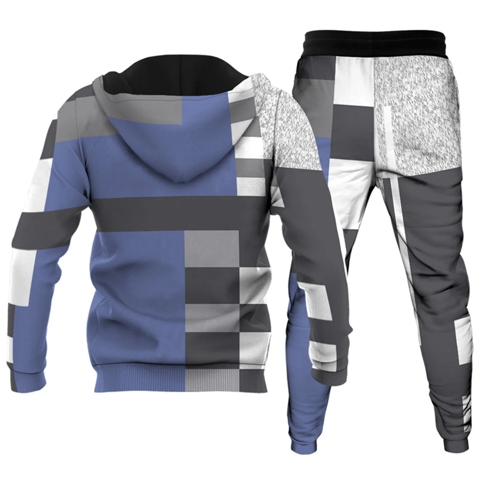 Sports shirtsports pants two-piece set hooded sweatshirtpants set mens street running and jogging fitness hooded sweatshirt Tracksuit Ropa Hombre 2411