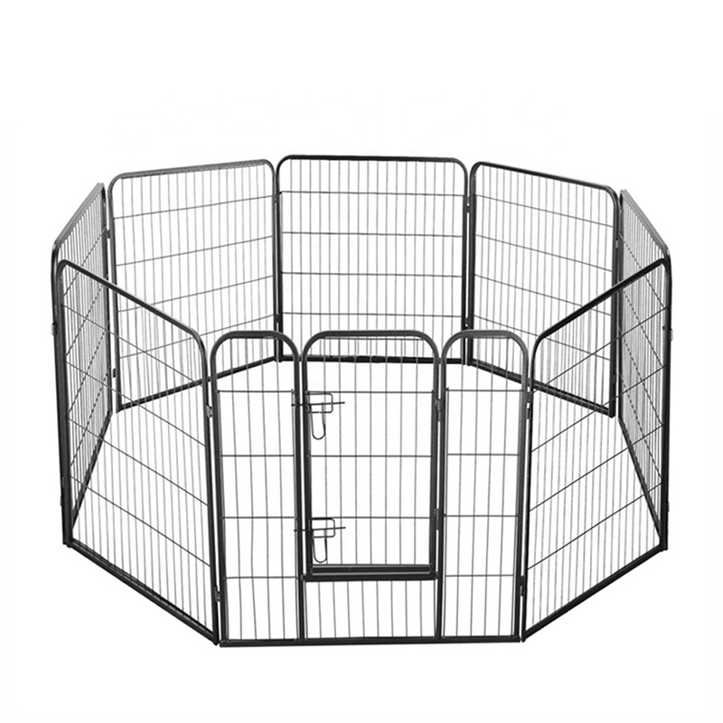 Custom large dog size high quality safe material portable folding pet puppy playpen baby dog play fence