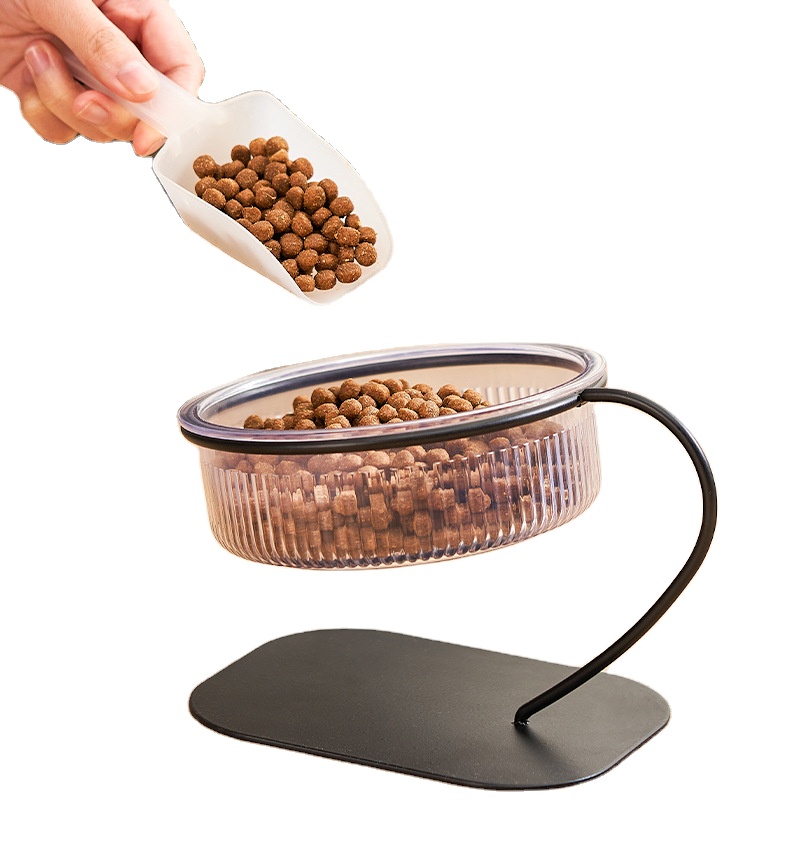 Custom Orthopedic 15 Tilted Stand Feeder Wholesale Abs Plastic Small Dogs Puppy Water Feeding Raised Food Elevated Cat Bowl