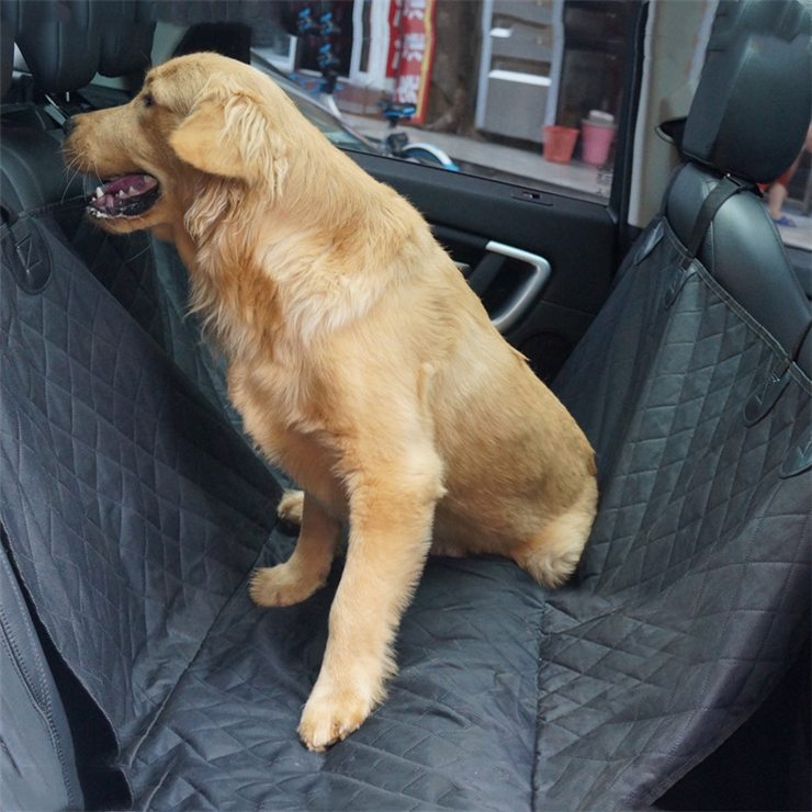 FREE SAMPLE Hot Sale Black Waterproof Non Slip NonSlip Backing Protector Belt Back Seat Medium Small Dogs Pet Car Seat Cover